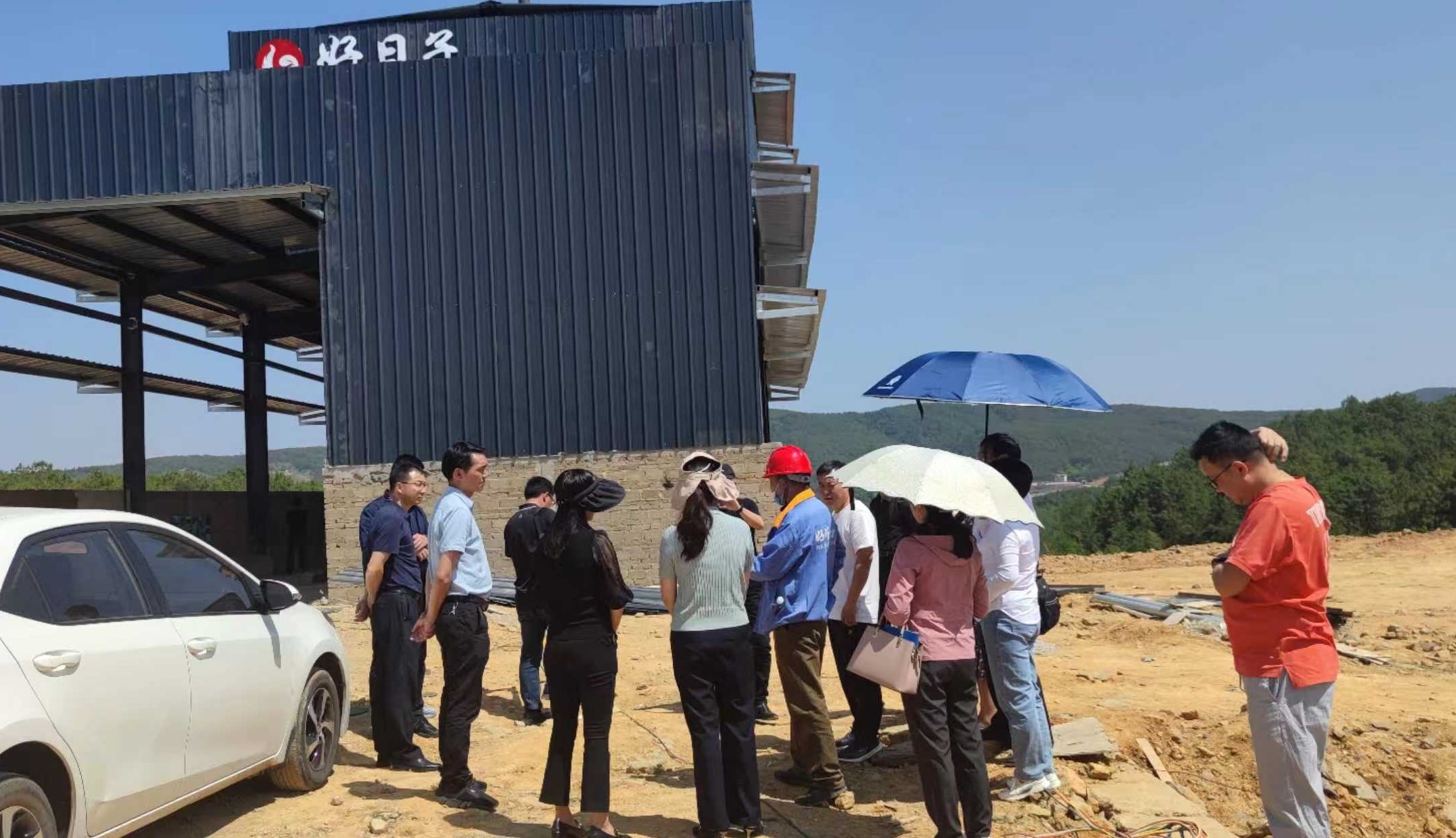 政協(xié)領(lǐng)導(dǎo)視察工地！